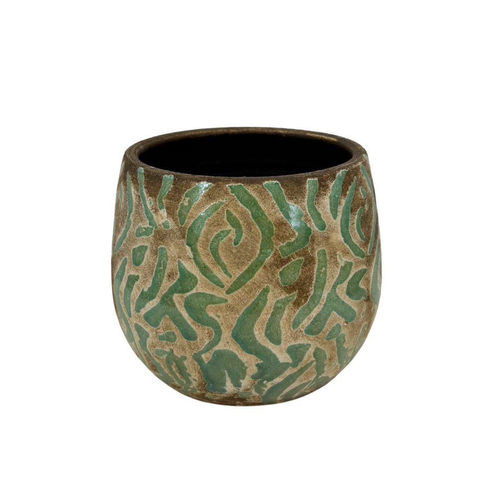 Cache-pot Safari Turquoise