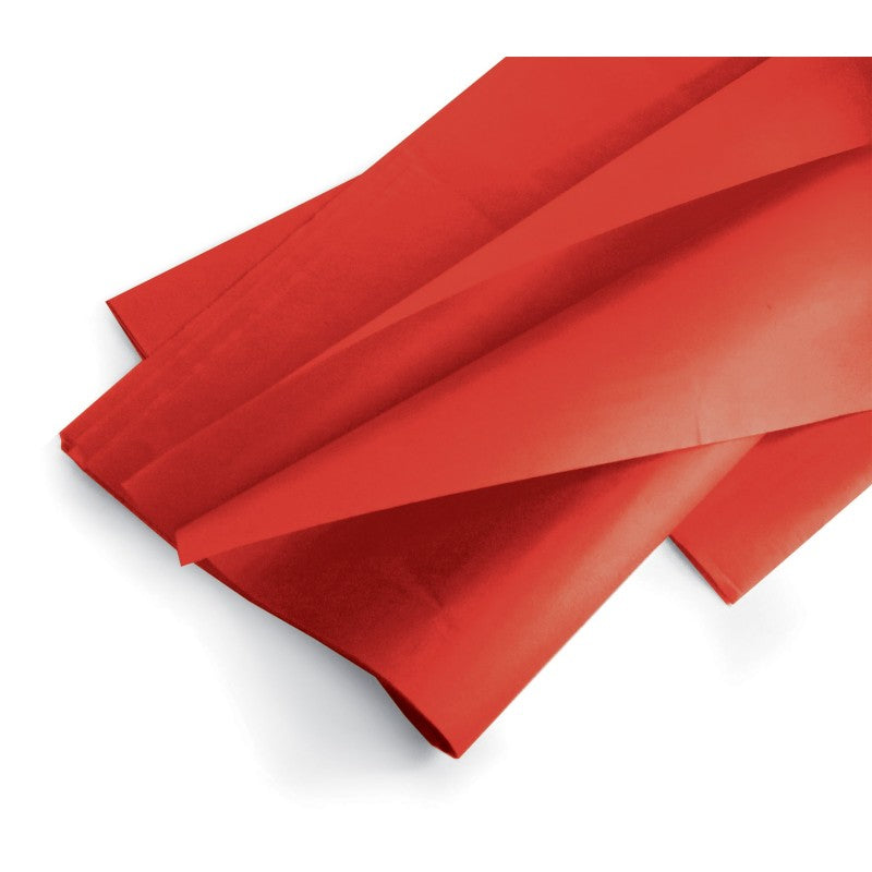 Rame de papier de soie mousseline - rouge