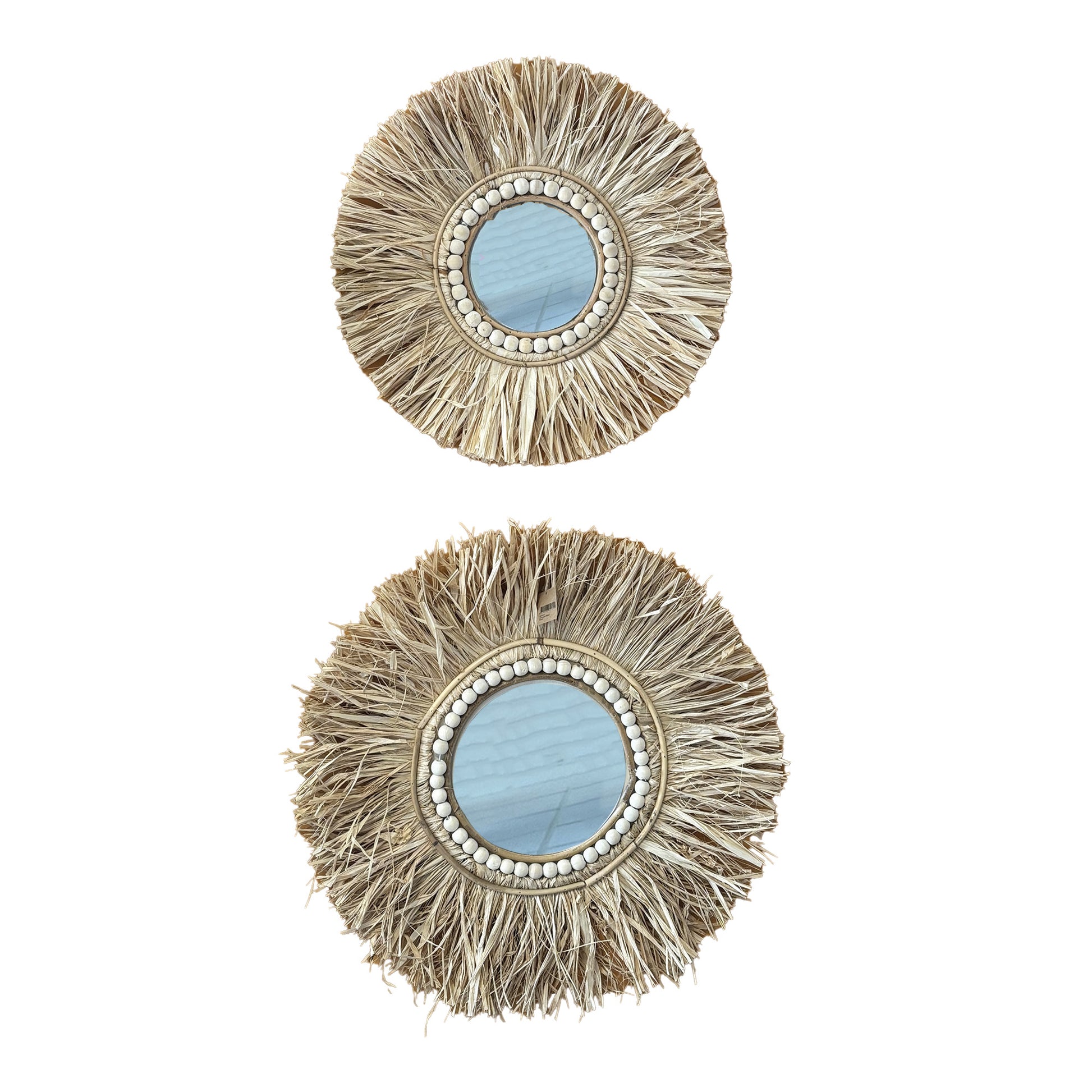 Miroir Design Herbes / Pailles