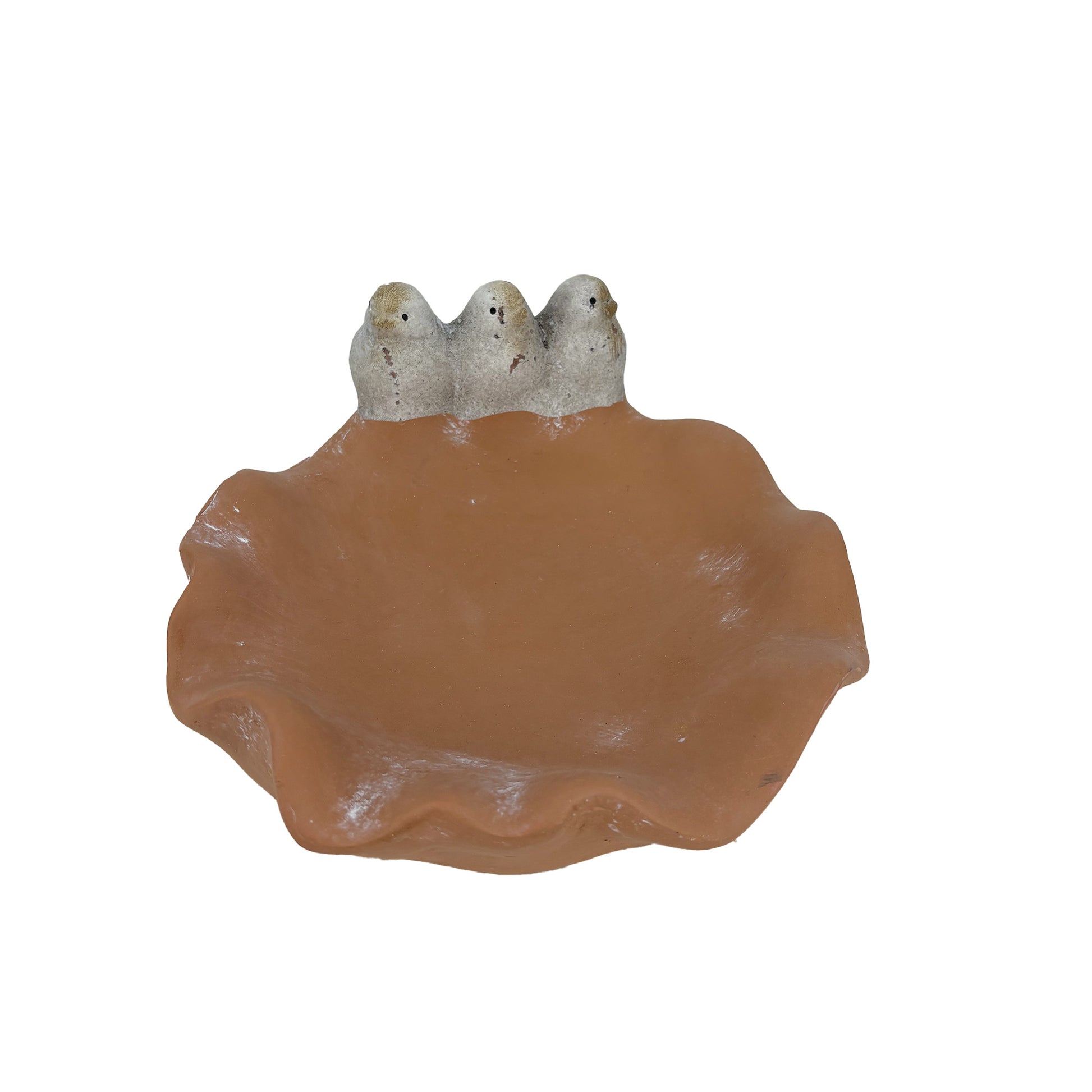 Plateau Terracotta avec Oiseaux