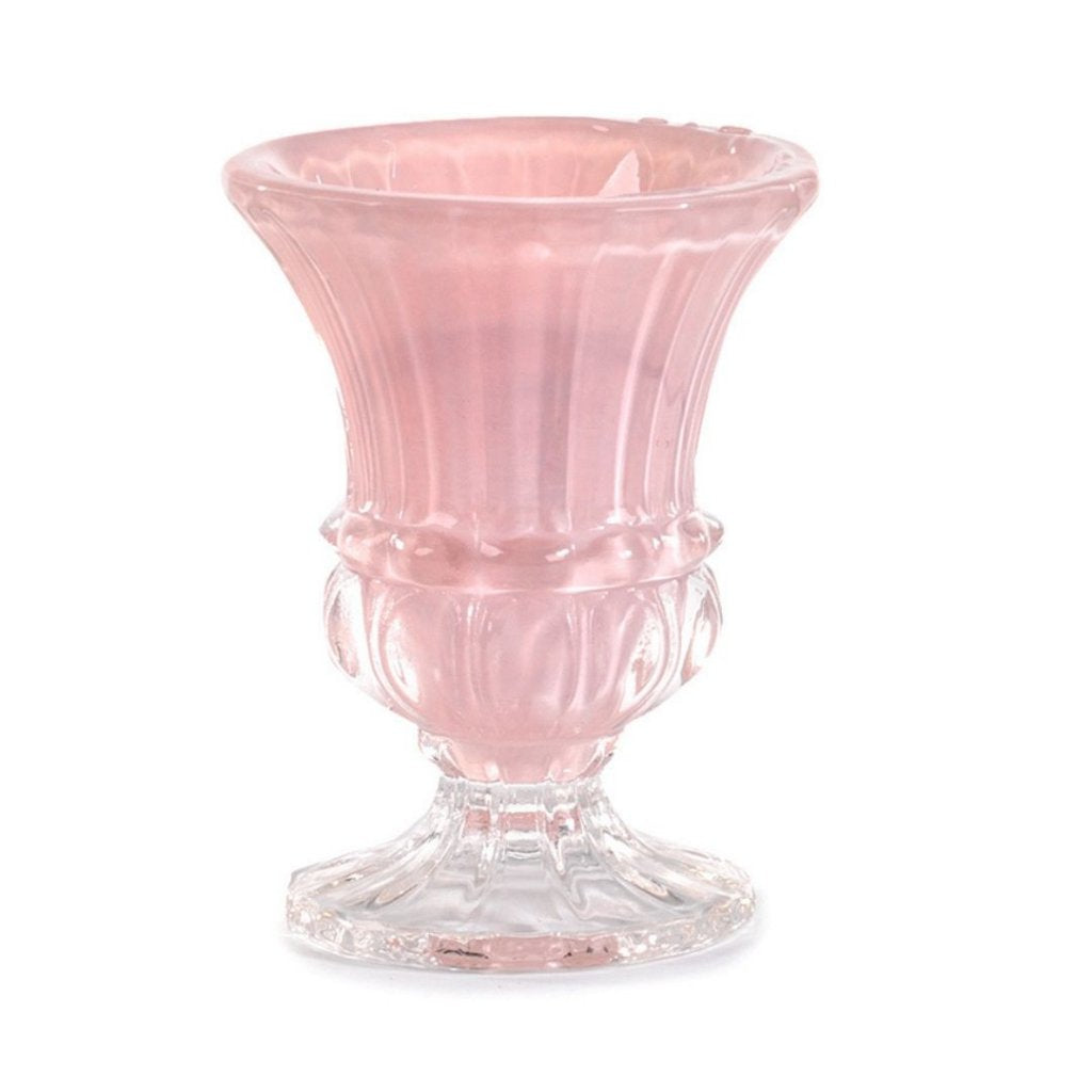 Vase Medicis en Verre Rose