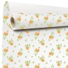 Rouleau Papier Kraft Corrina Motif Fleurs | Emballage Floral Élégant