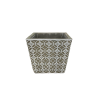 Cache-Pots Carré Gris et Blanc - Design Moderne et Élégant