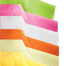 Rame de papier mousseline - Assortiment 6 couleurs