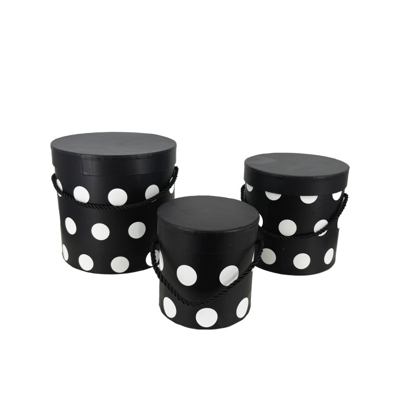 Boîtes Chapeaux Noires – Élégance et Raffinement Boîtes Chapeaux Noires – Élégance et Raffinement