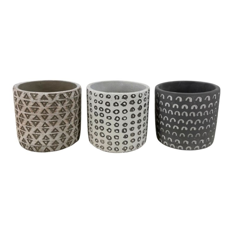 Cache-Pots en Ciment Nuance de Gris avec Point – Élégance Minimaliste et Contemporaine Cache-Pots en Ciment Nuance de Gris avec Point – Élégance Minimaliste et Contemporaine