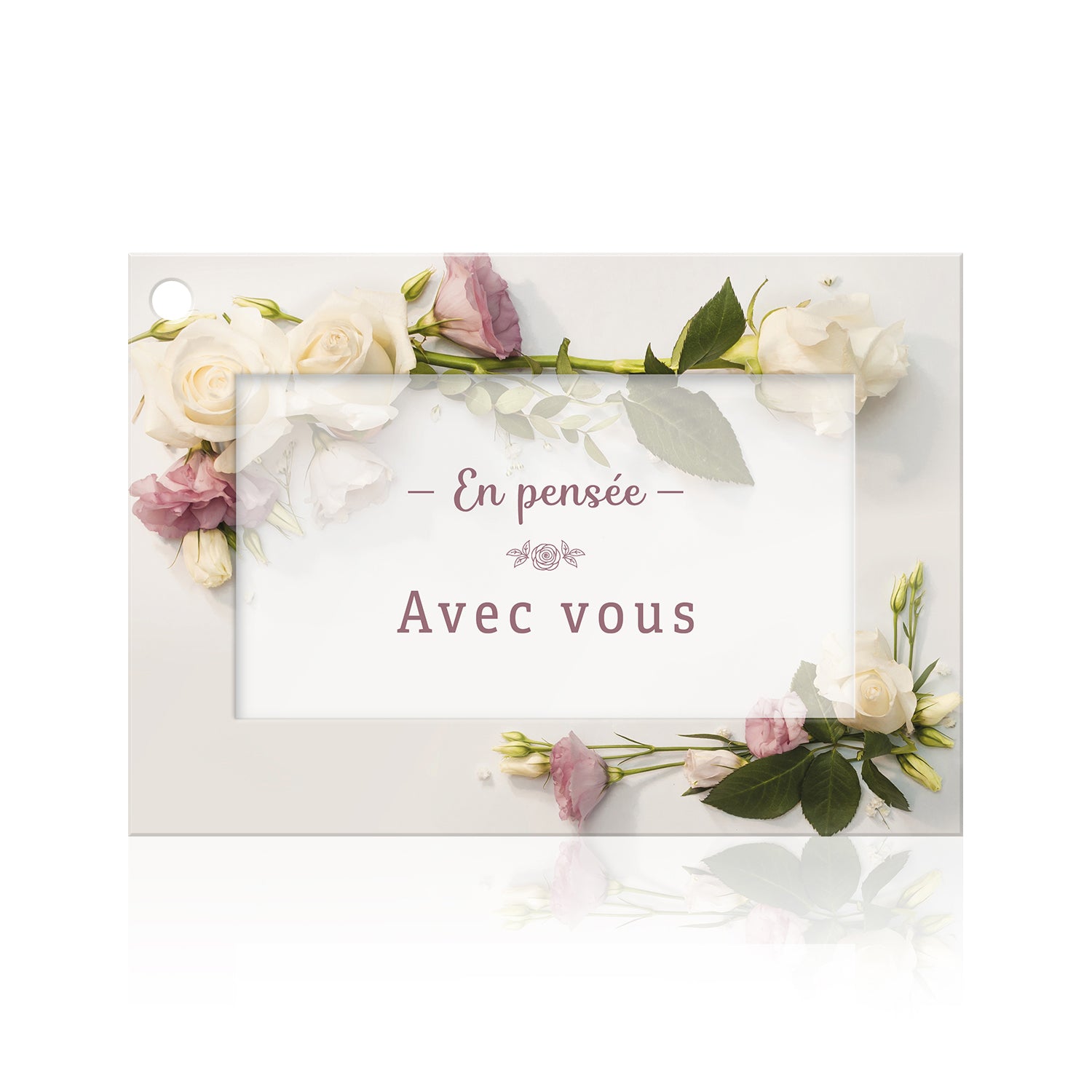 Carte "Sincères Condoléances"
