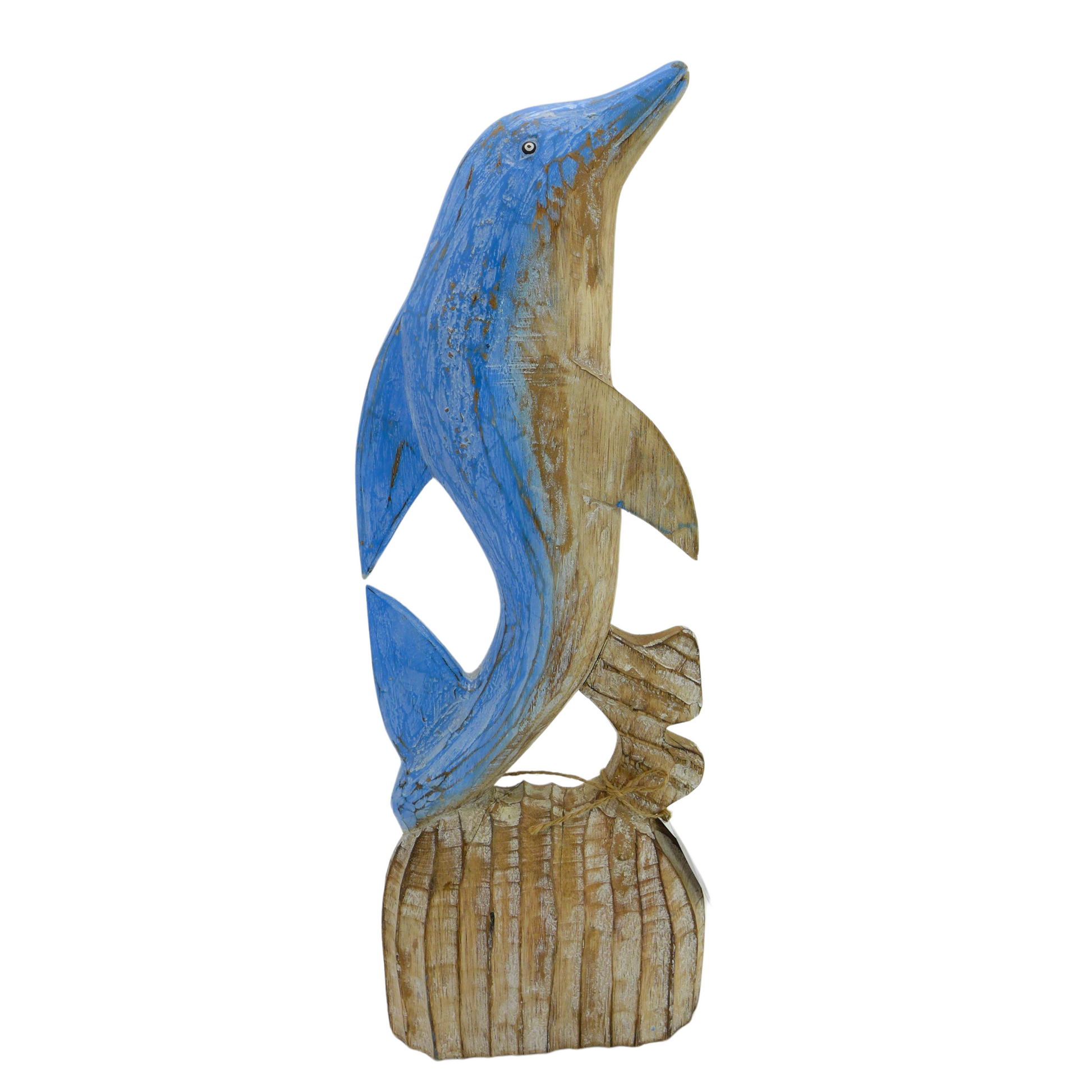 Dauphin Statue en Bois