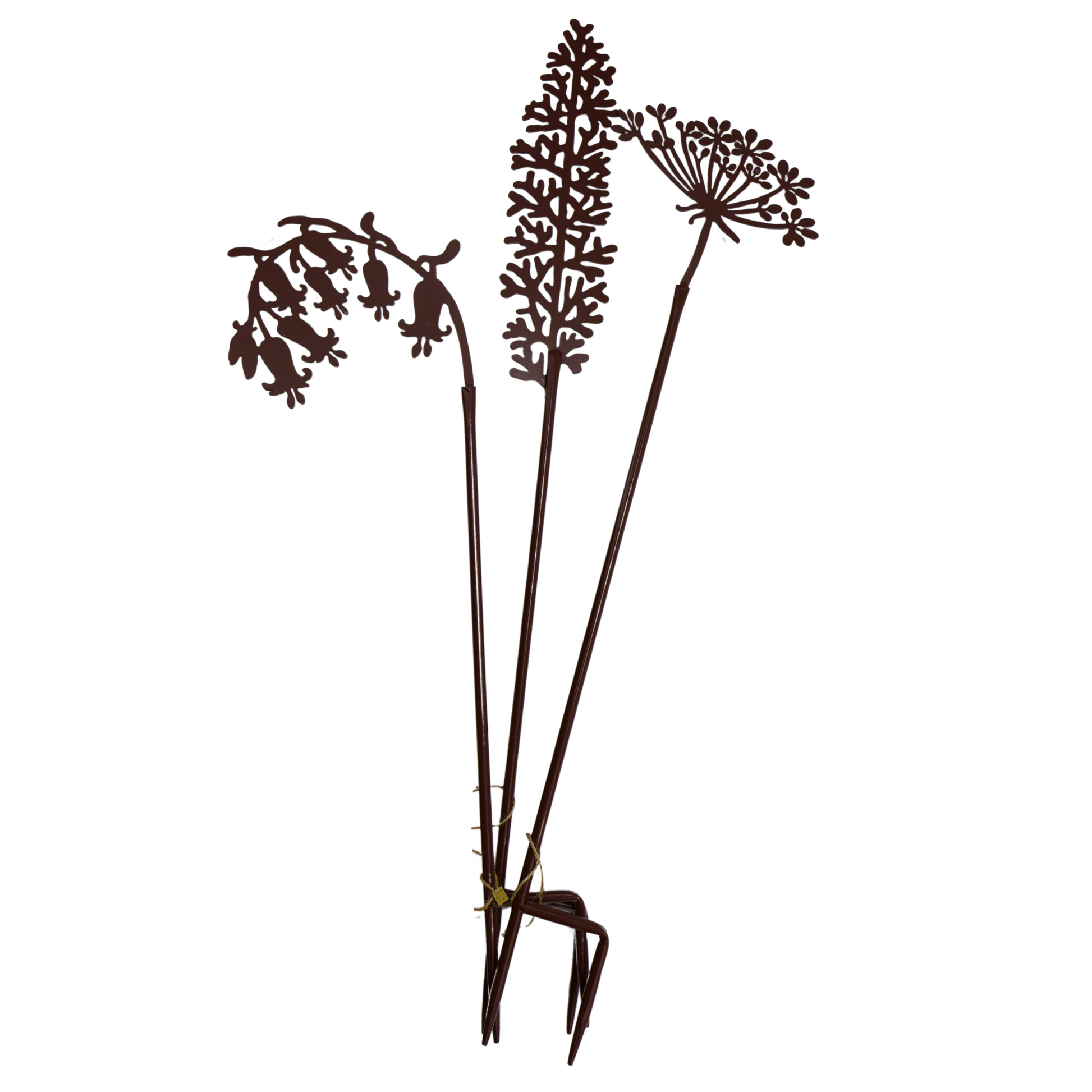 Fleurs sur tige métal