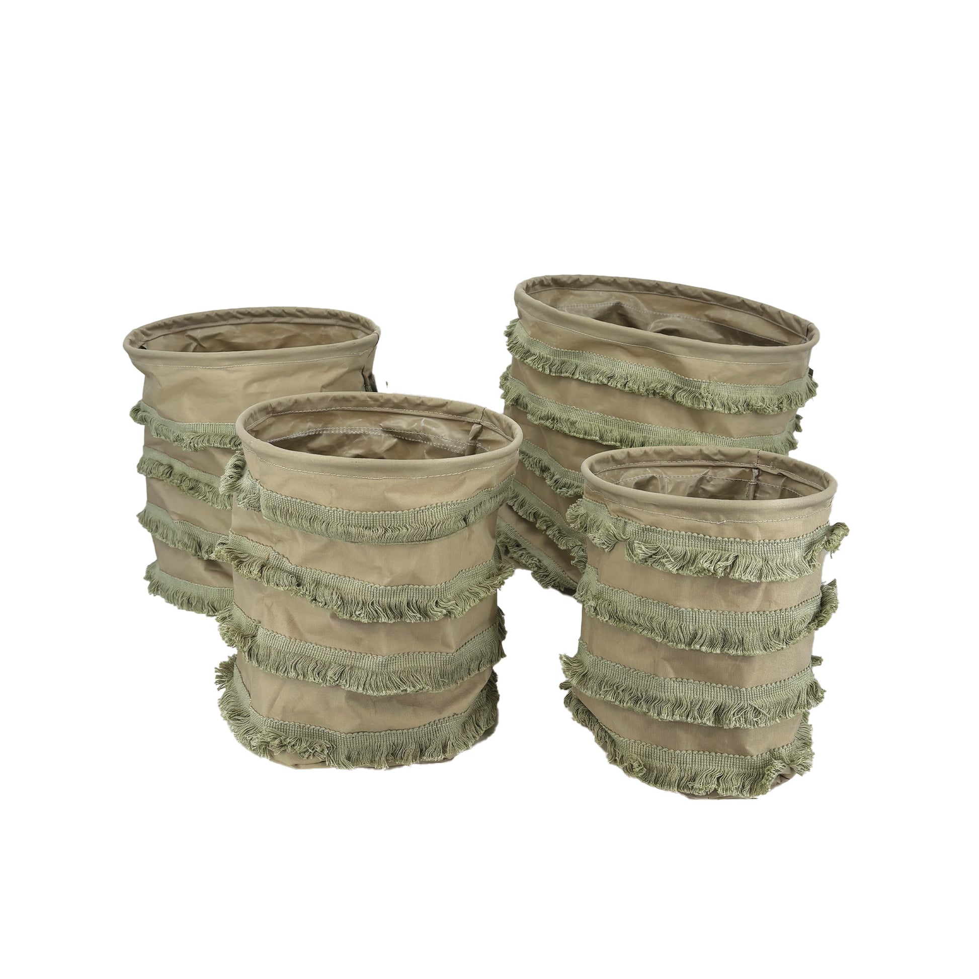 Cache-pots Frisures Crème