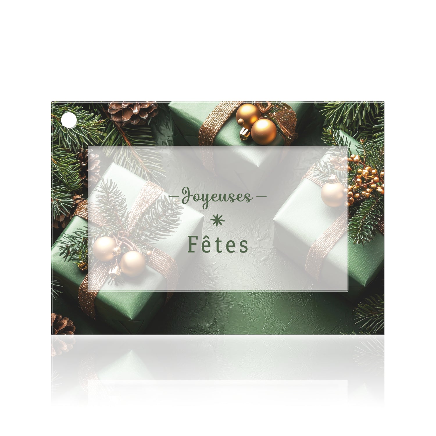 Carte "Joyeuses fêtes"