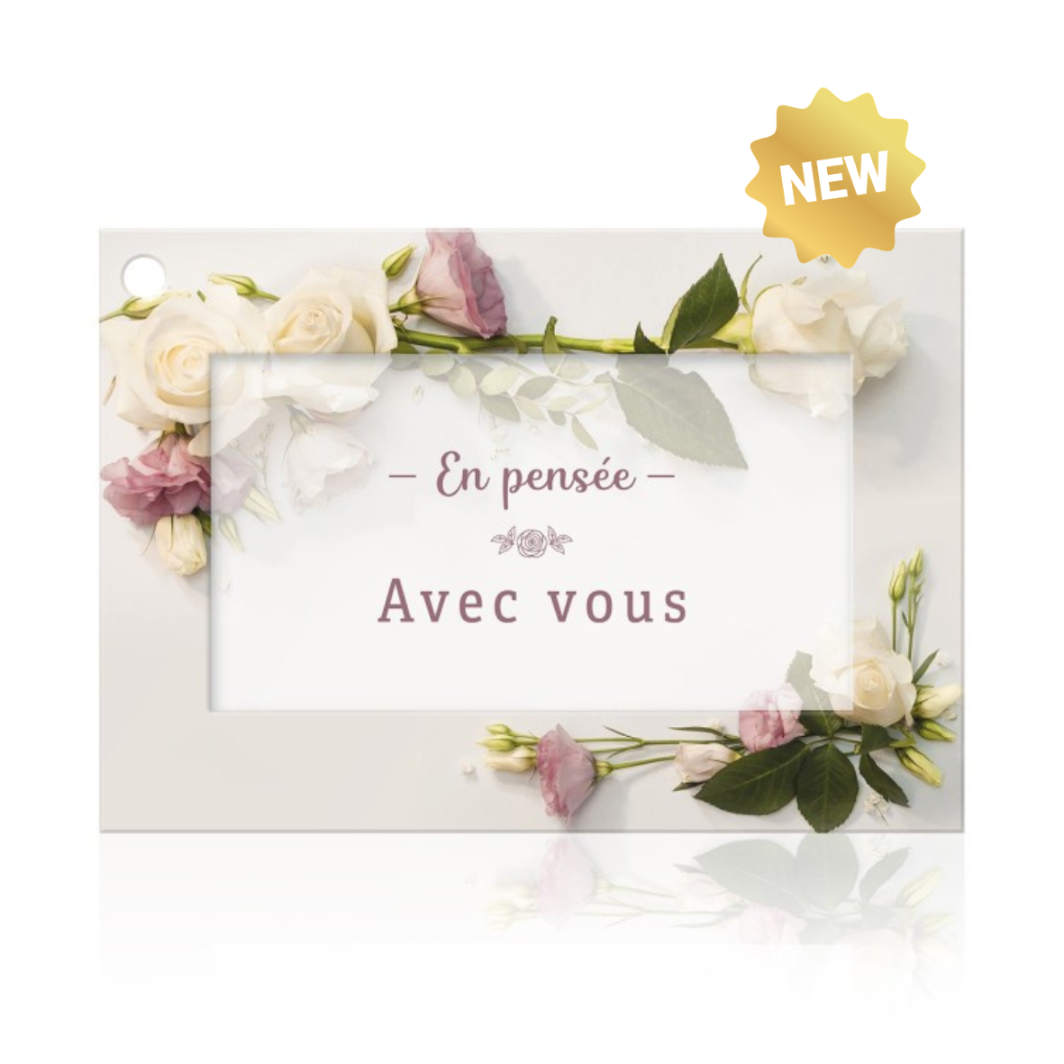 Carte "En pensée avec vous"