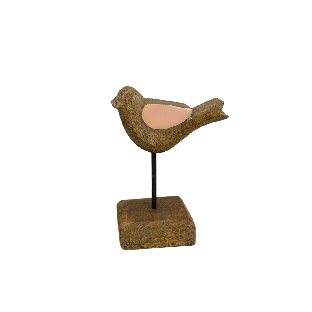 Oiseaux en Bois Rose