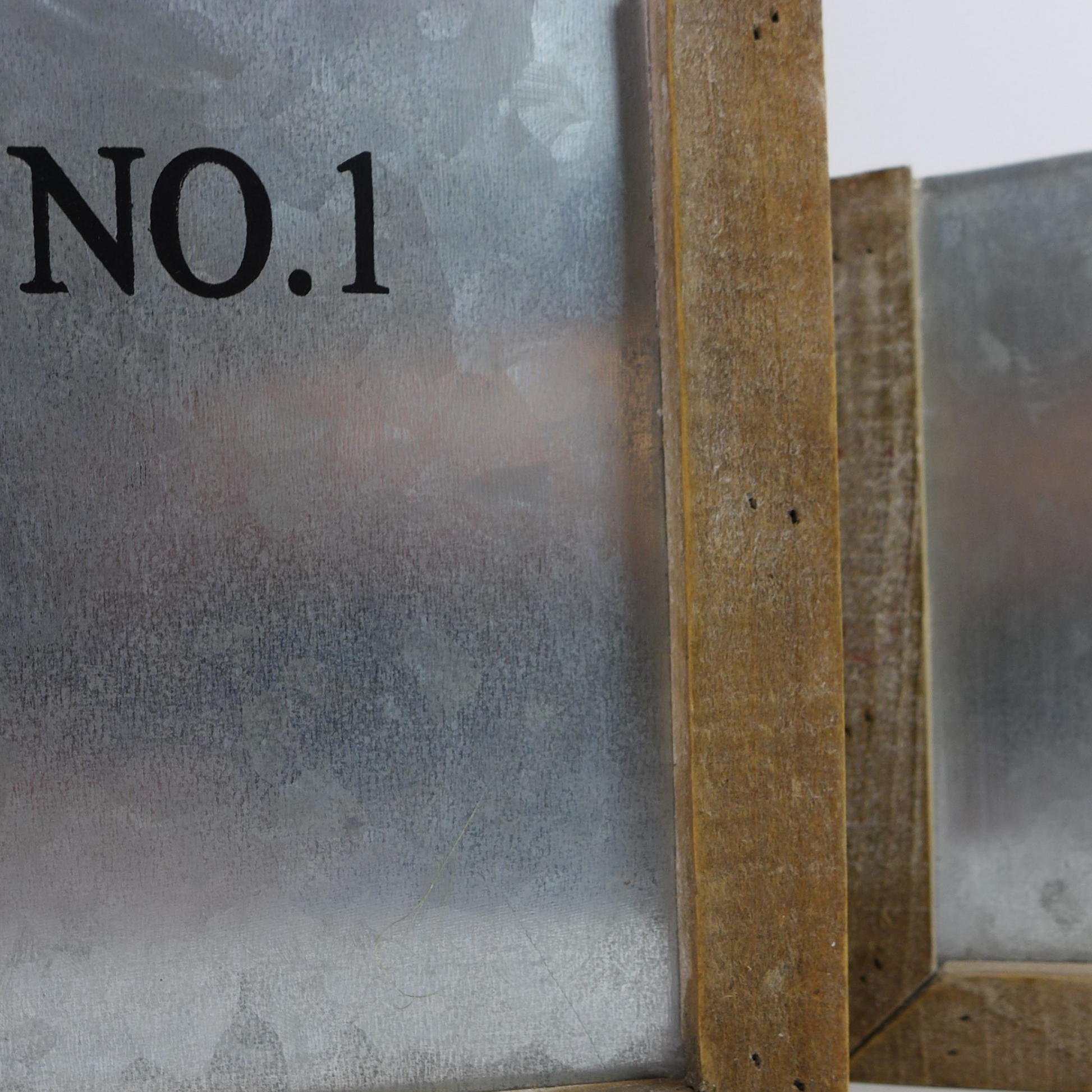 Jardinières en Zinc et bois