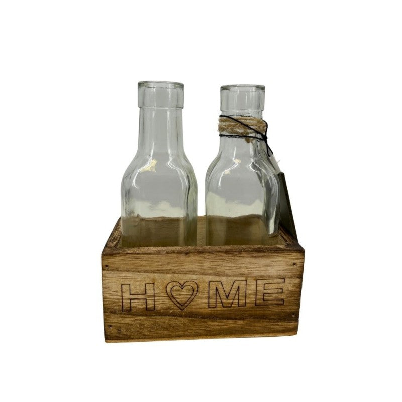 Carré Bois Home 2 Bouteilles