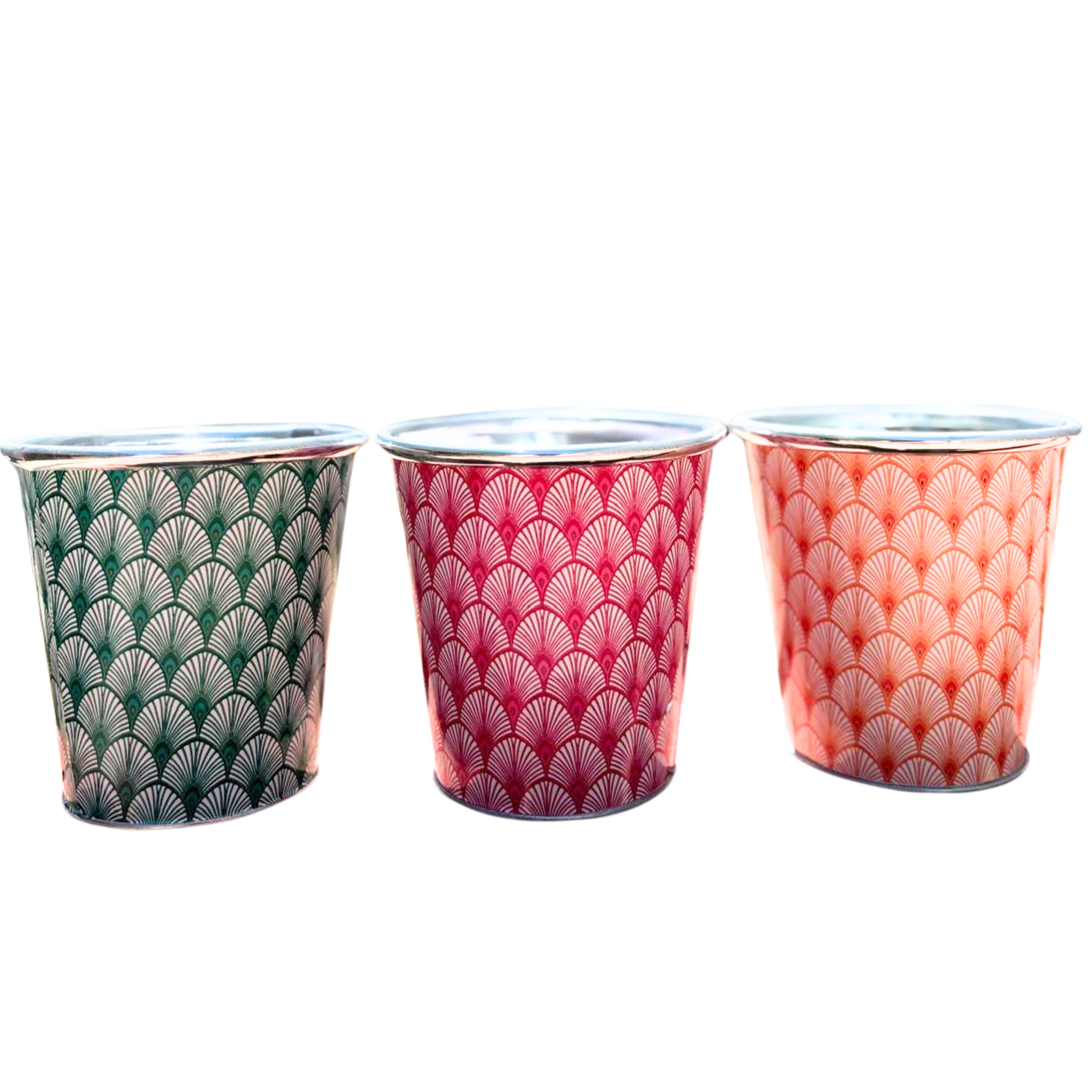 Cache-pots Colorés en Zinc