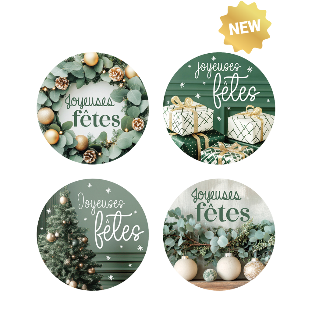 Etiquettes "Joyeuses fêtes"