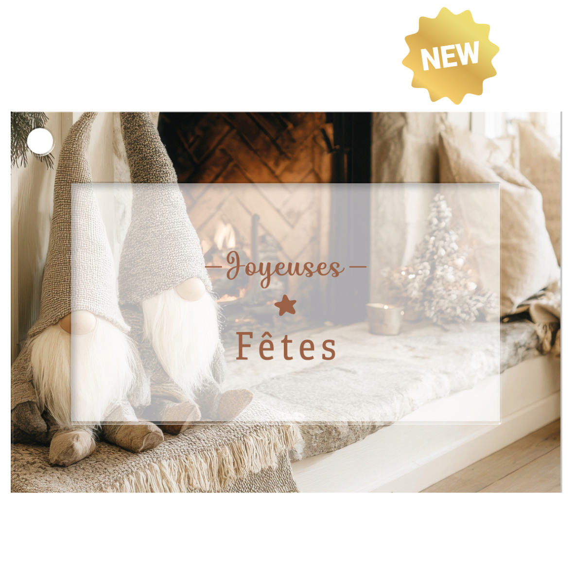 Carte "Joyeuses fêtes"