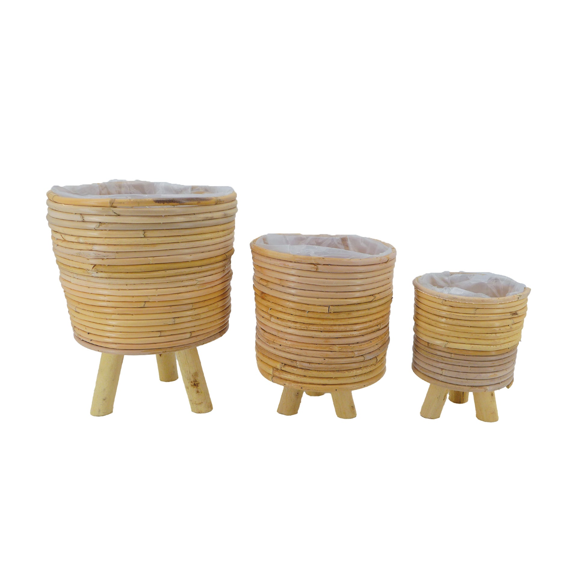 Cache-Pots sur pied Bois Naturel