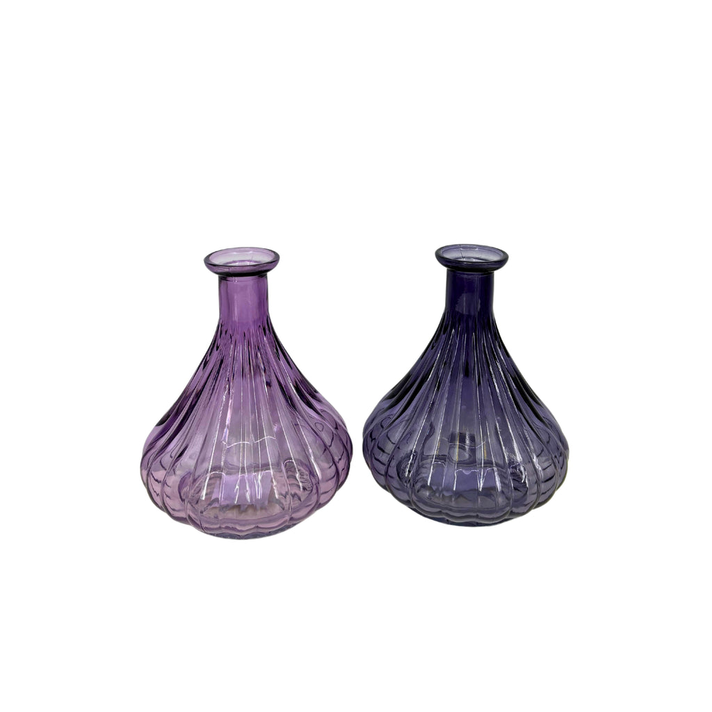 Vase en Verre Violet