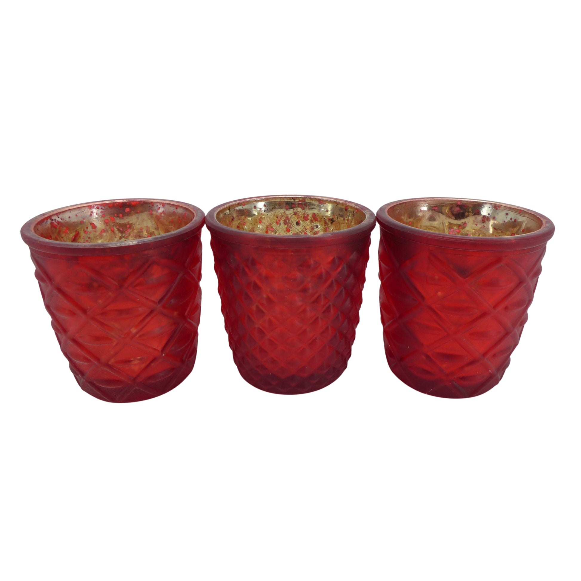 Photophore Verre Rouge