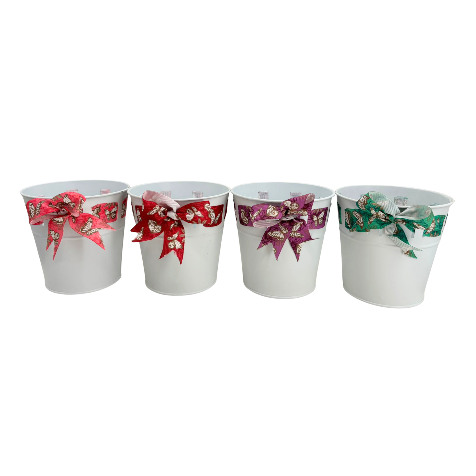Cache-pot ruban papillon