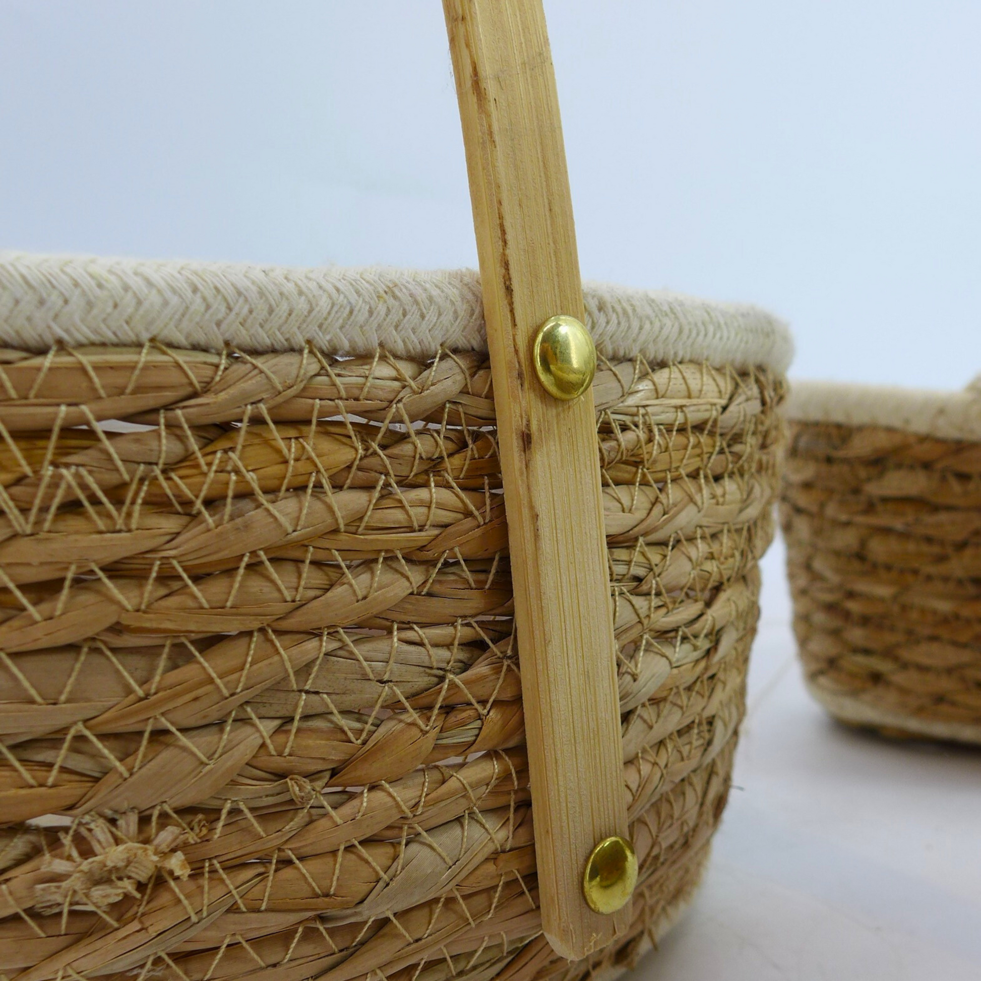 Panier en Corde Ovale