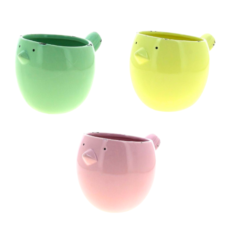 Cache-pots Oiseaux en céramique