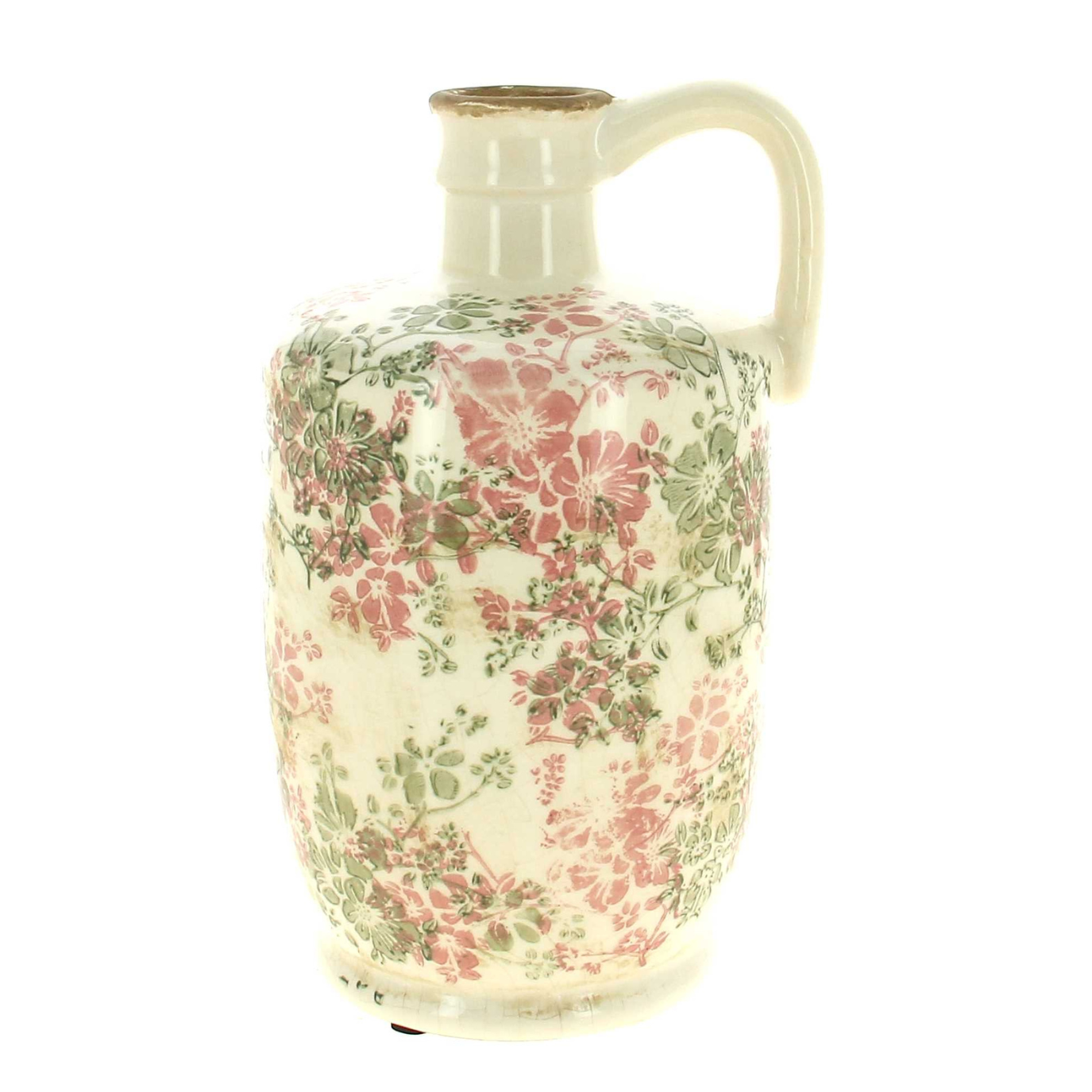 Vase amphore Antique Fleurs Roses