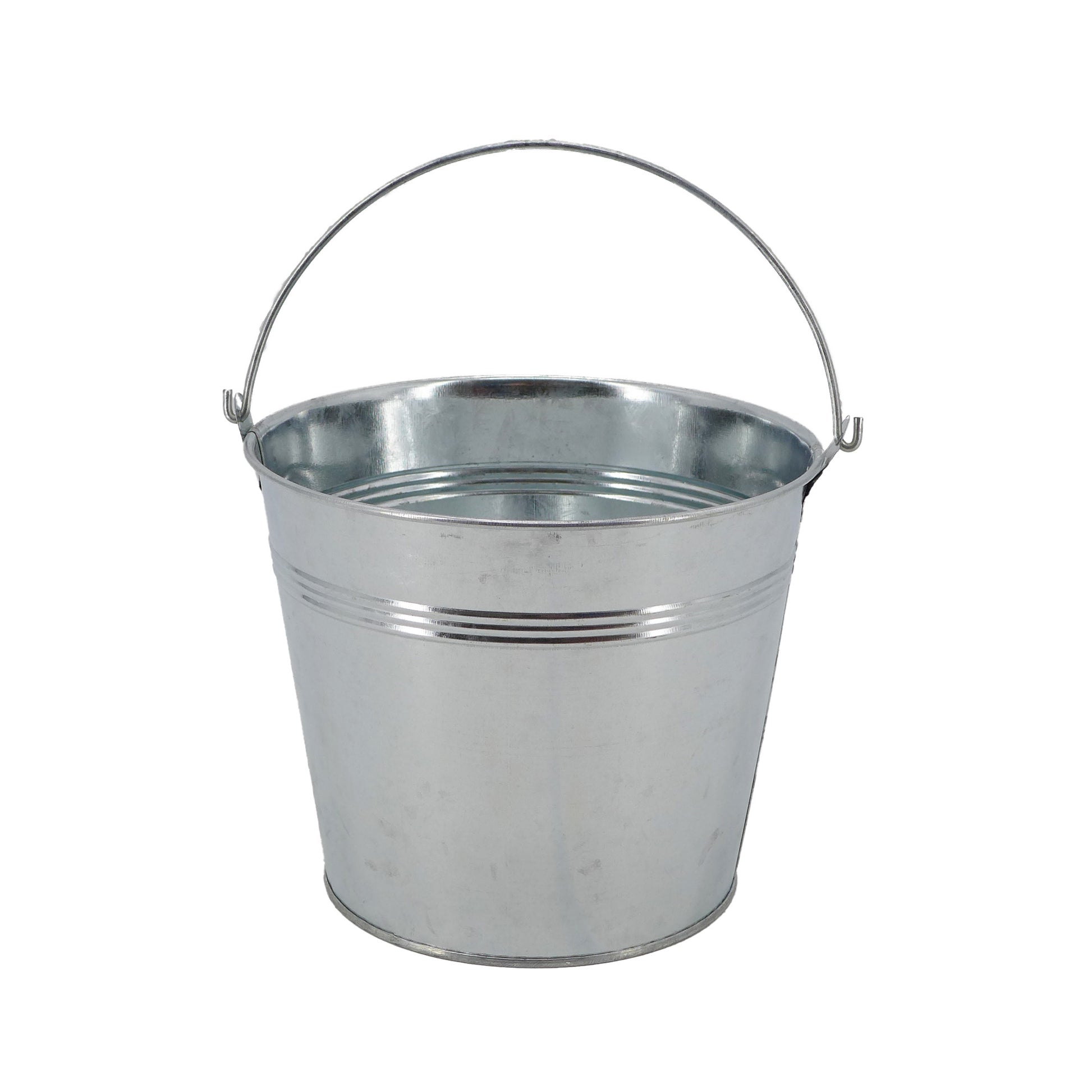 Pot avec anse en zinc