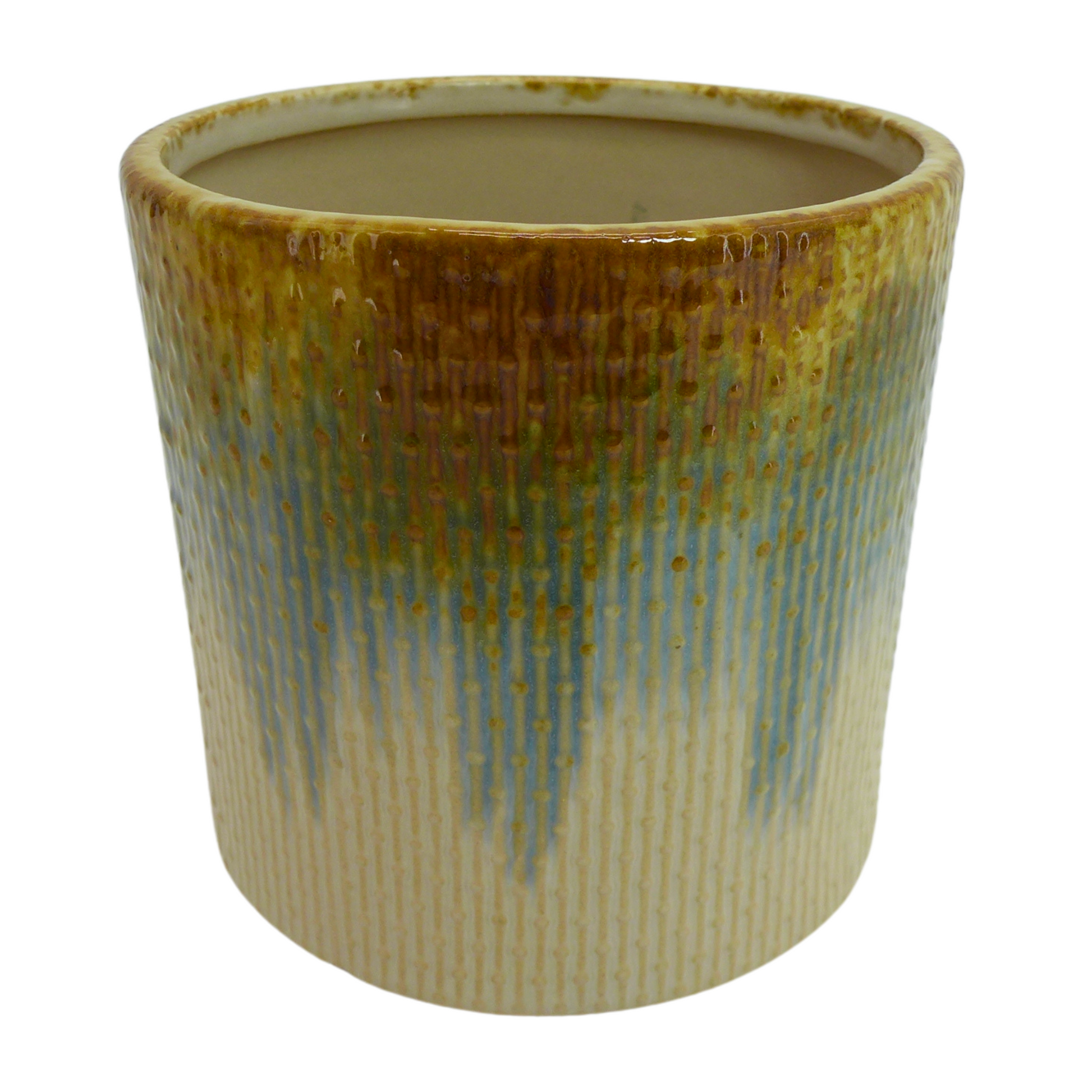 Cache-pots Bleu/Jaune