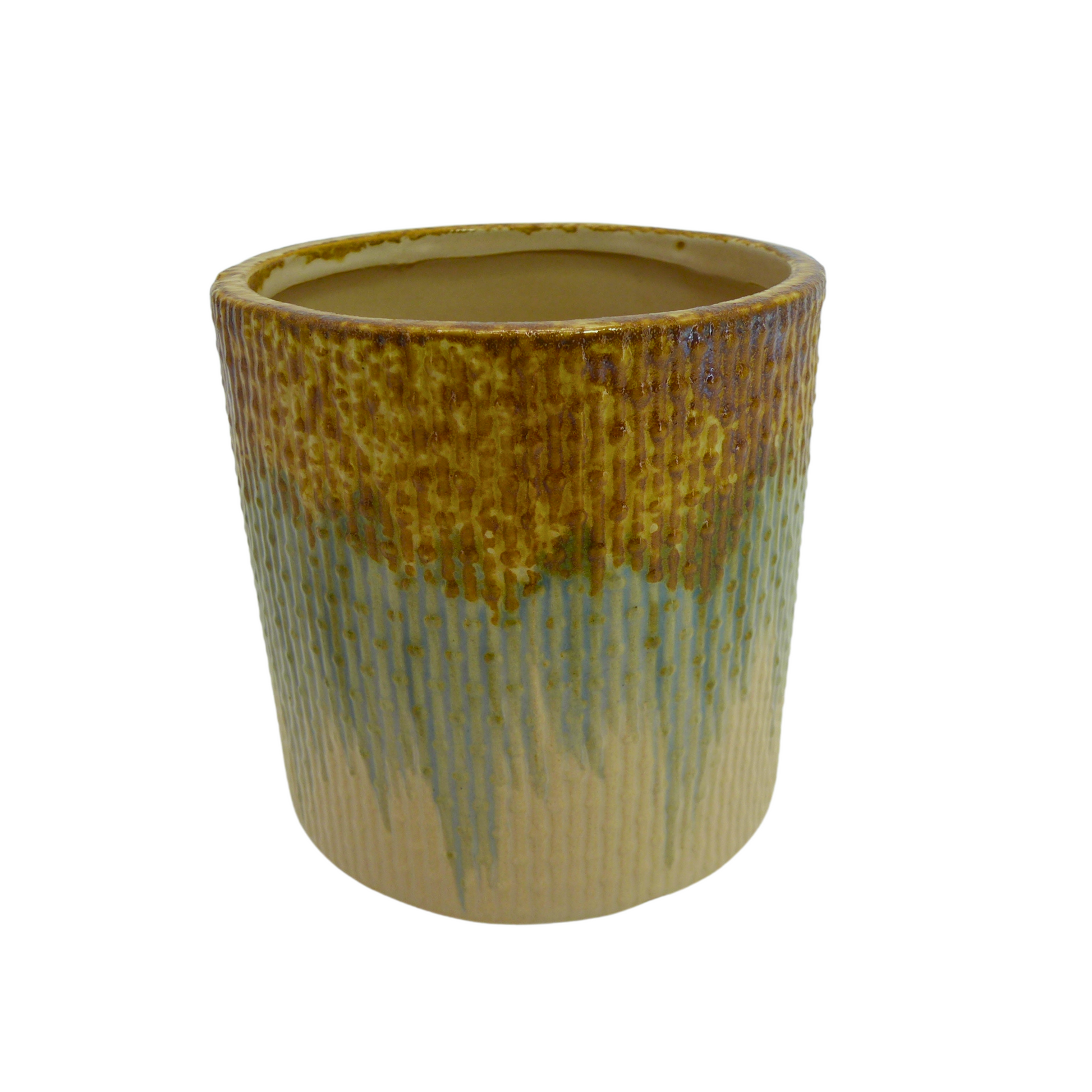 Cache-pots Bleu/Jaune