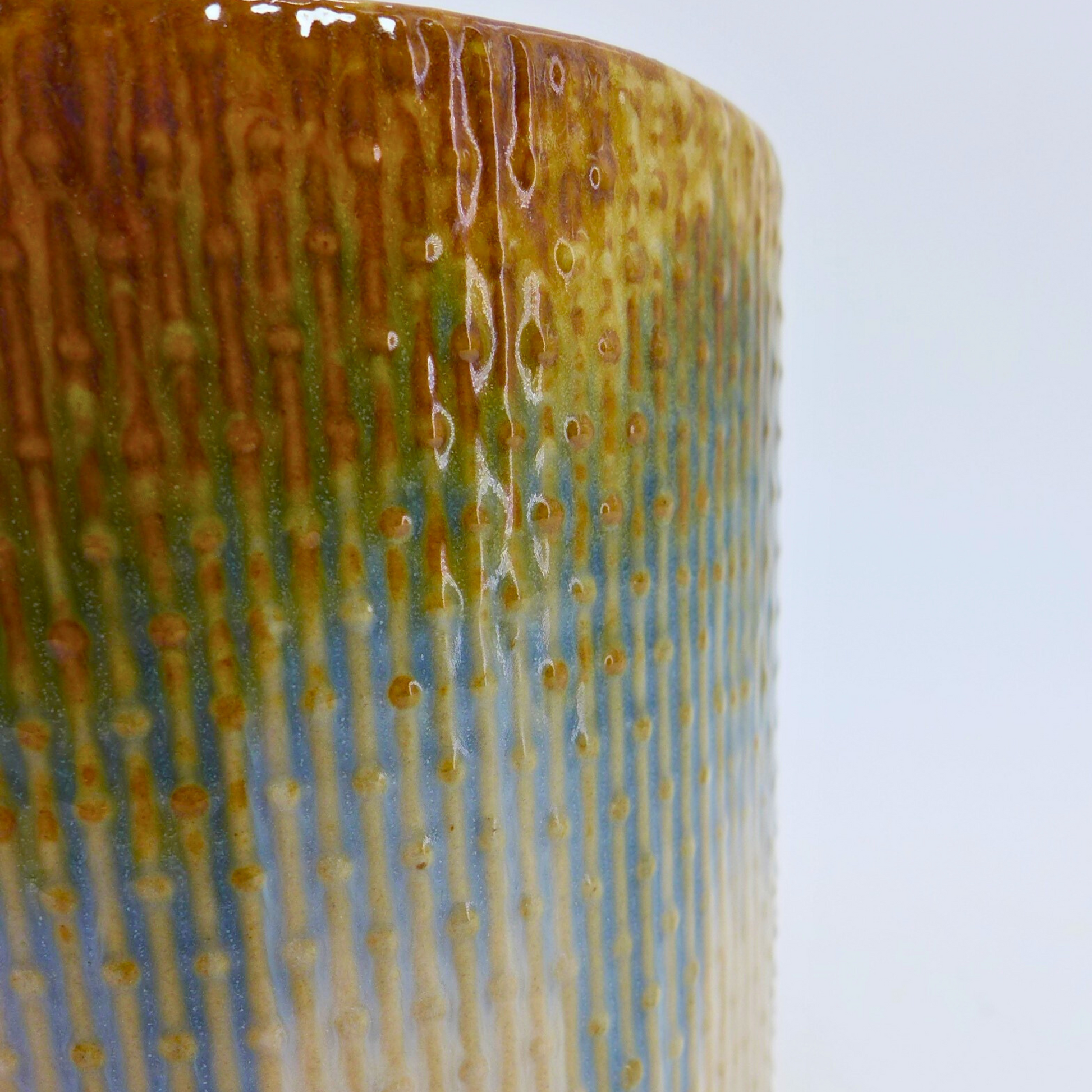 Cache-pots Bleu/Jaune