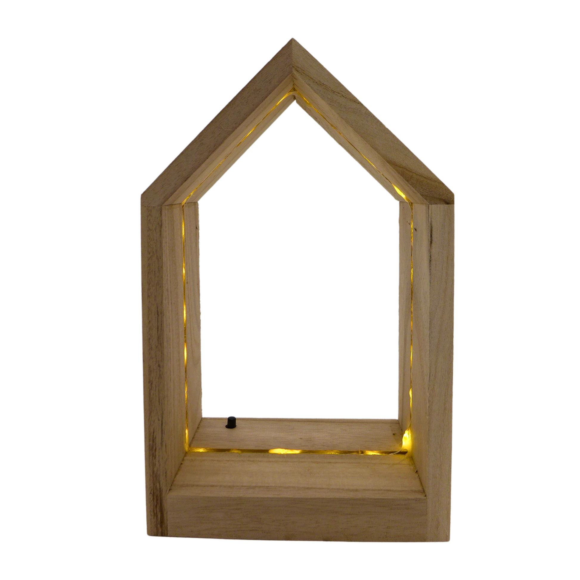 Maison en bois avec LED