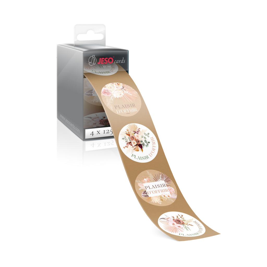 Étiquette Adhésive - Plaisir d'Offrir