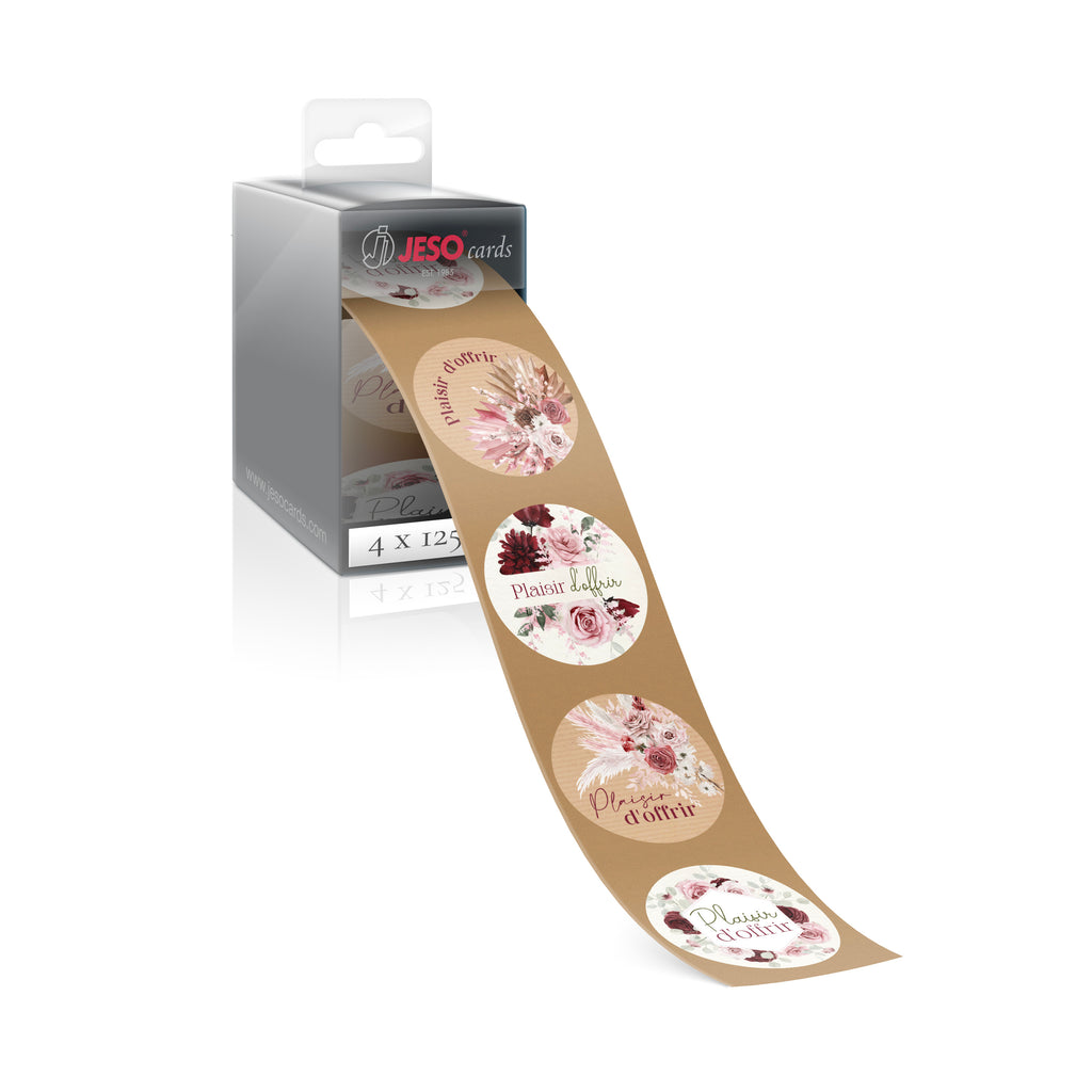 Étiquette Adhésive - Plaisir d'Offrir
