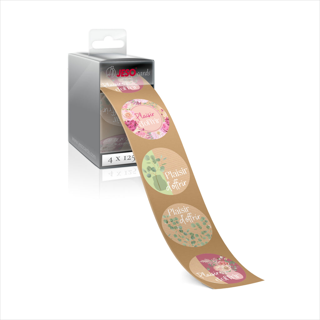 Étiquette Adhésive - Plaisir d'Offrir
