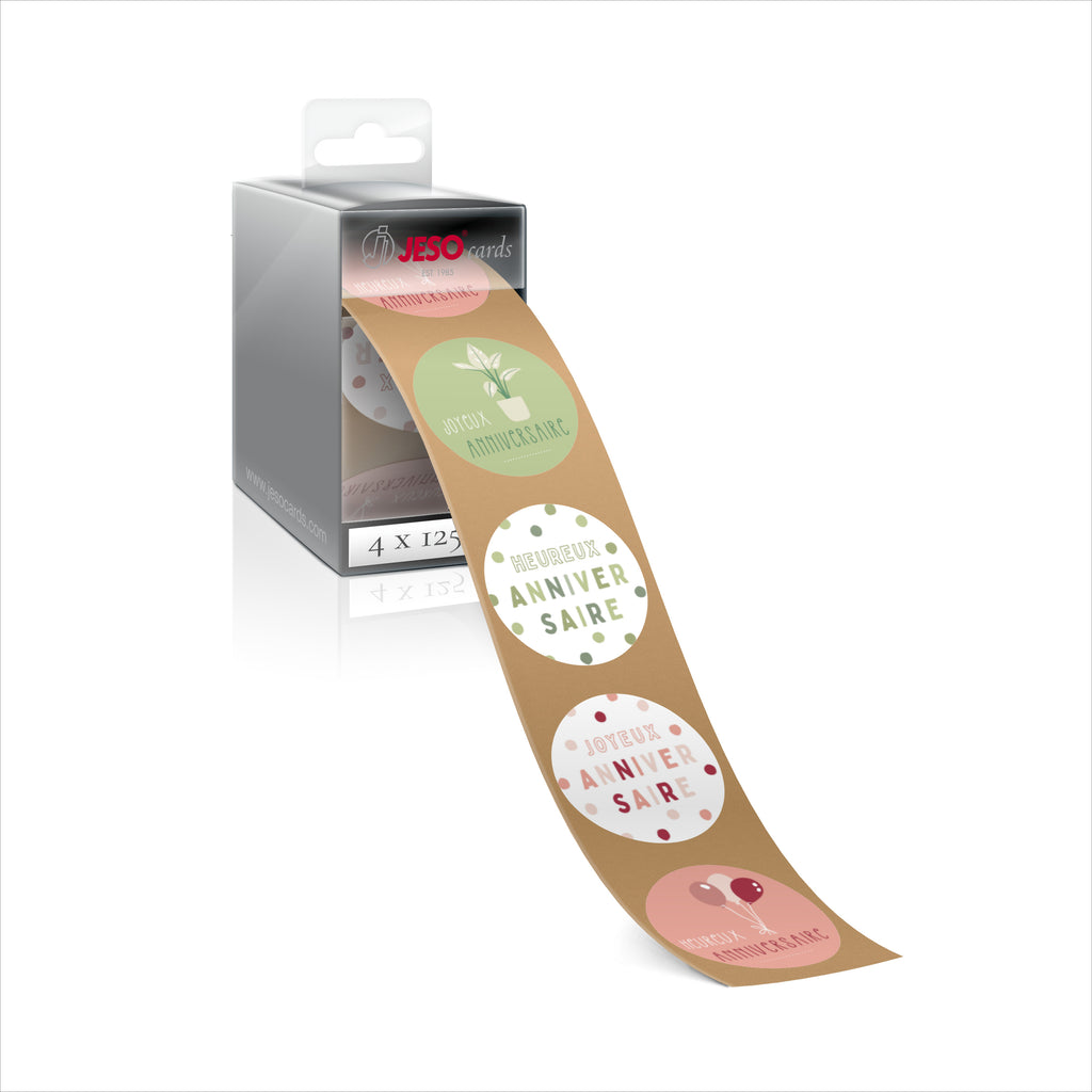 Étiquette Adhésive - Joyeux Anniversaire