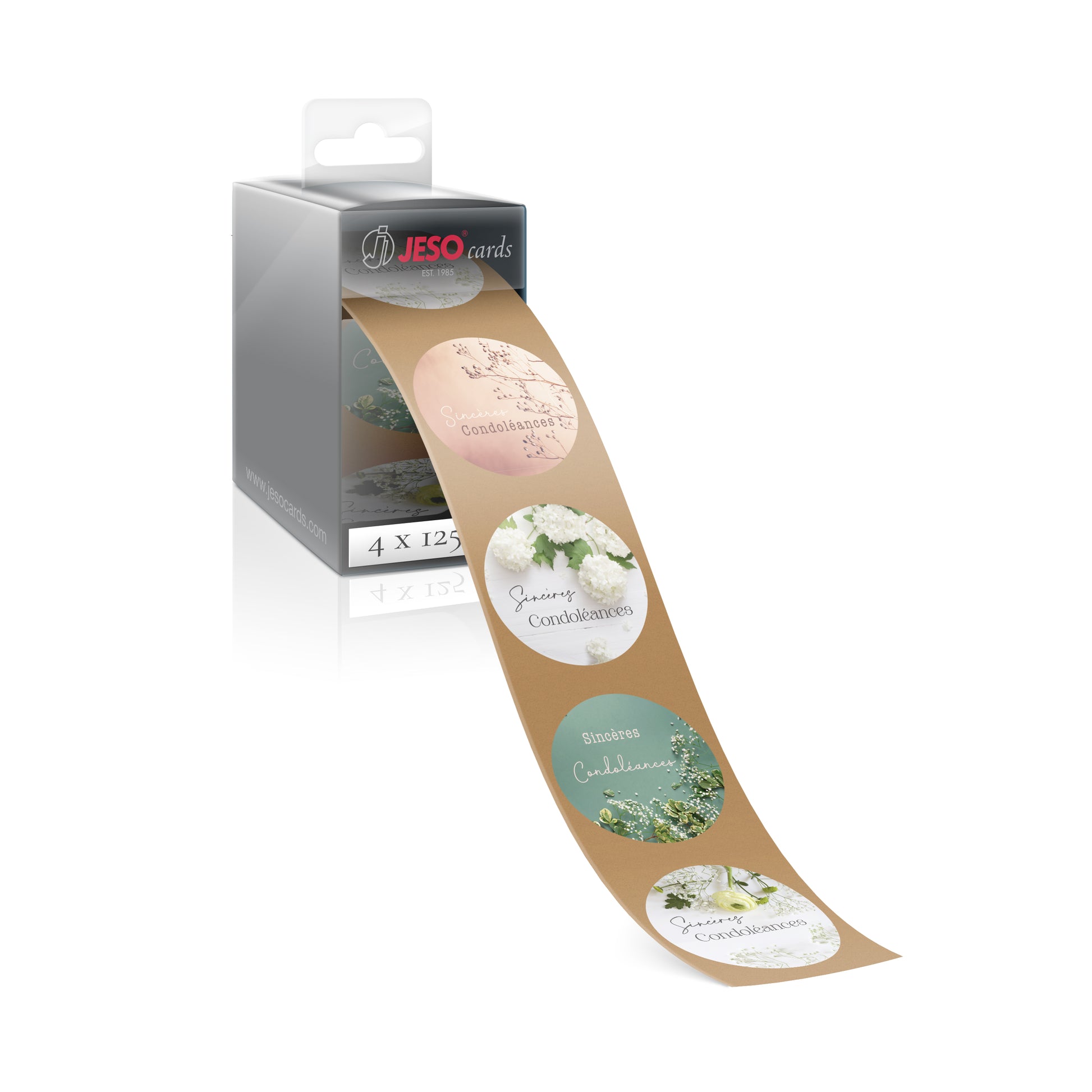 Étiquette Adhésive - Condoléances