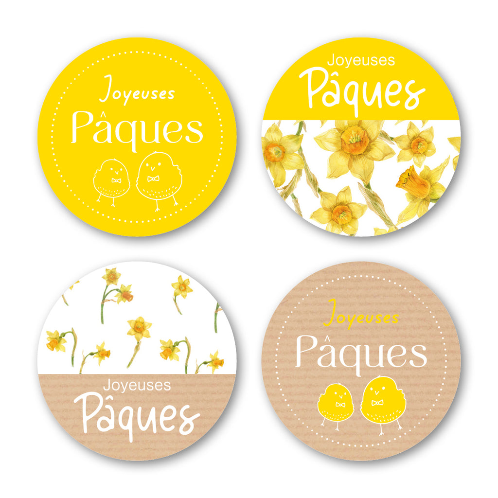 Étiquette Adhésive - Joyeuses Pâques