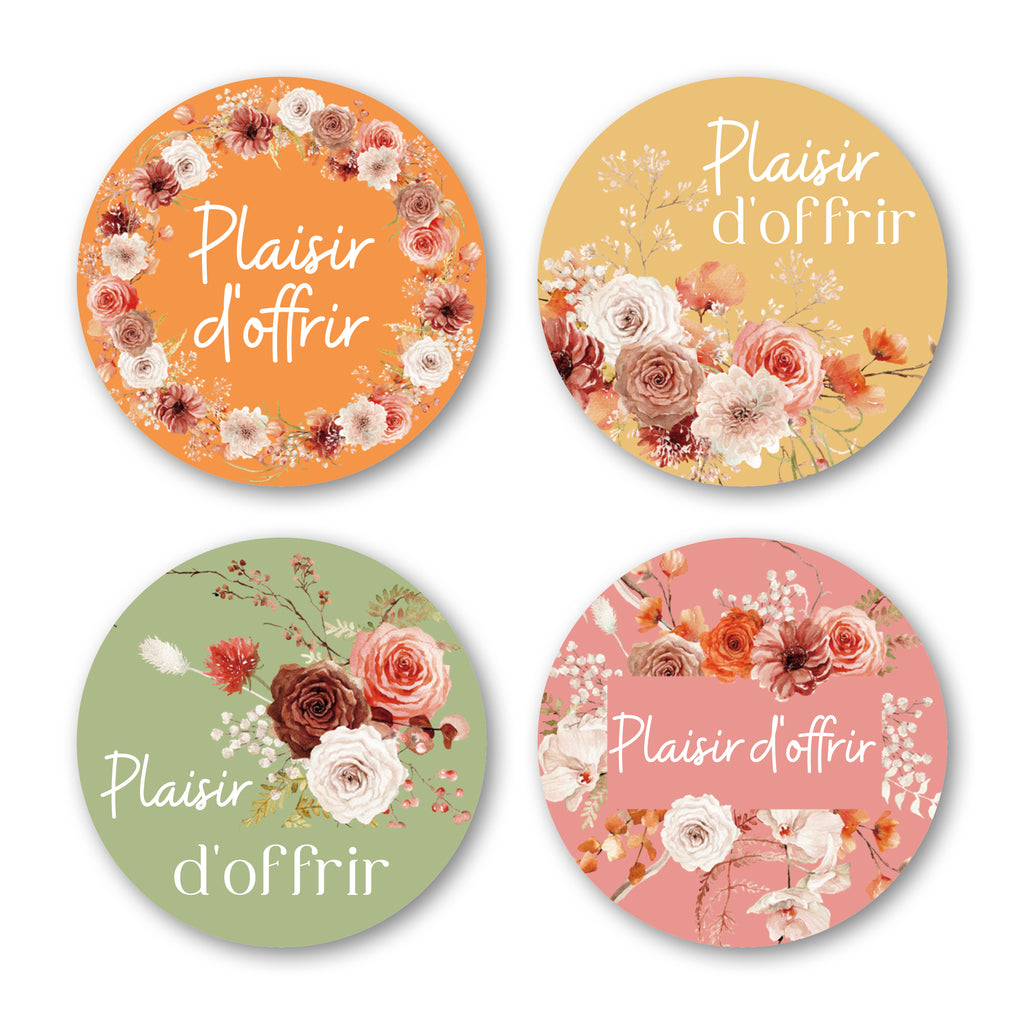 Étiquette Adhésive - Plaisir d'Offrir