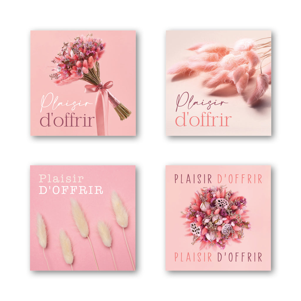Étiquette Adhésive - Plaisir d'Offrir