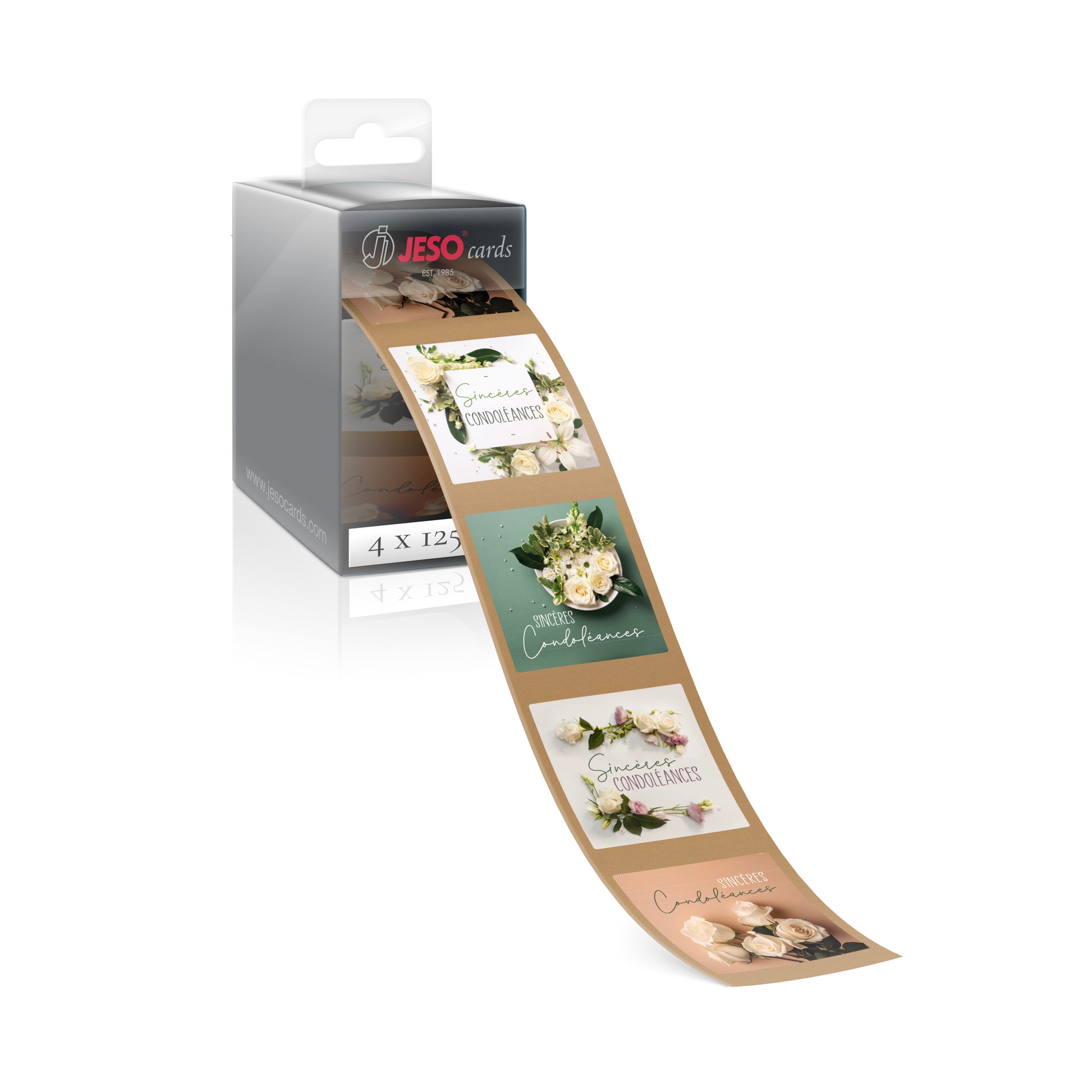 Étiquette Adhésive - Condoléances