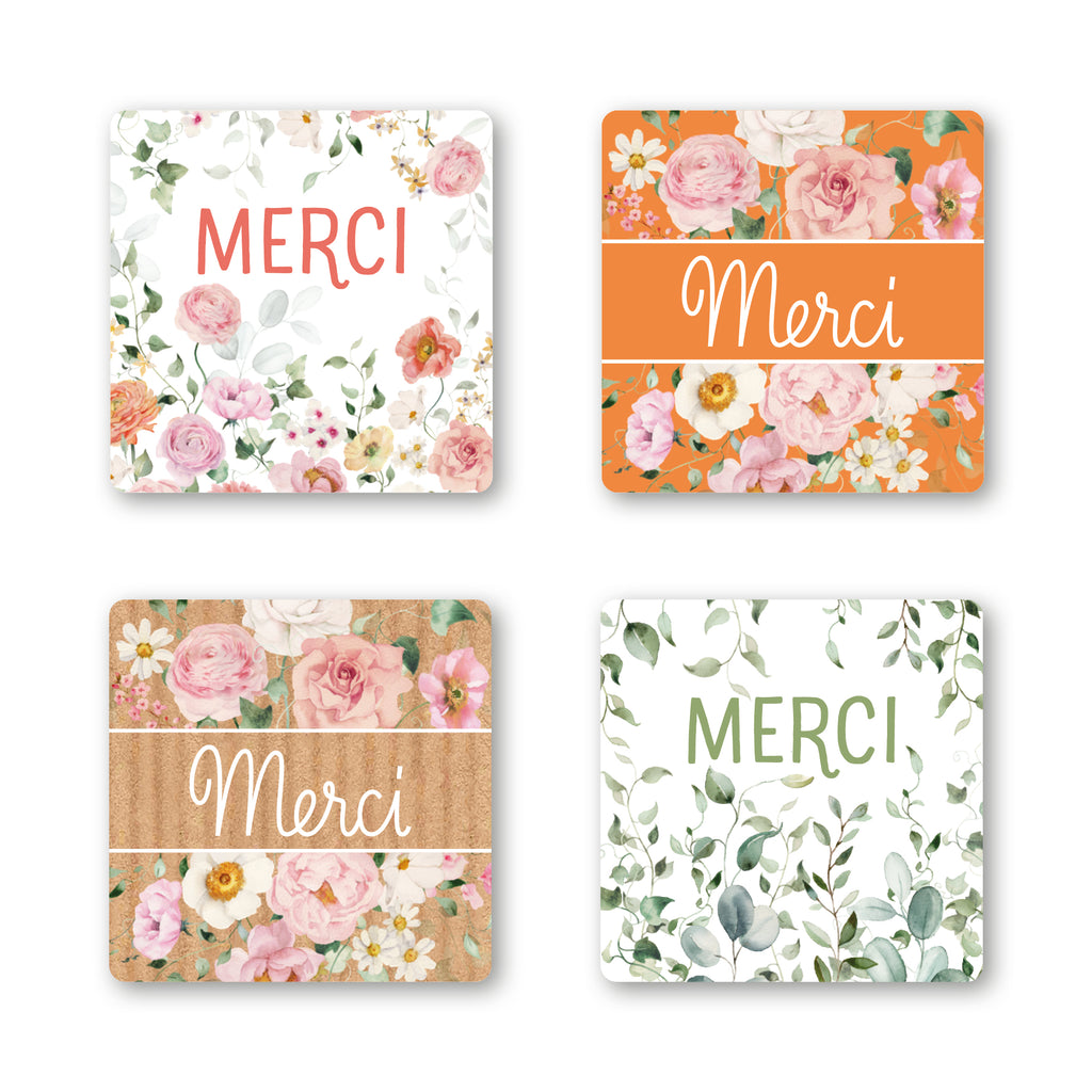 Etiquettes "Merci"