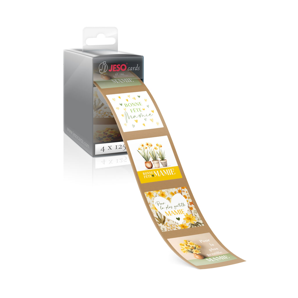 Étiquette Bonne Fête Mamie