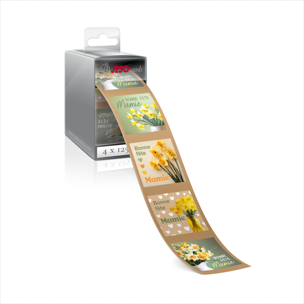 Étiquette Bonne Fête Mamie