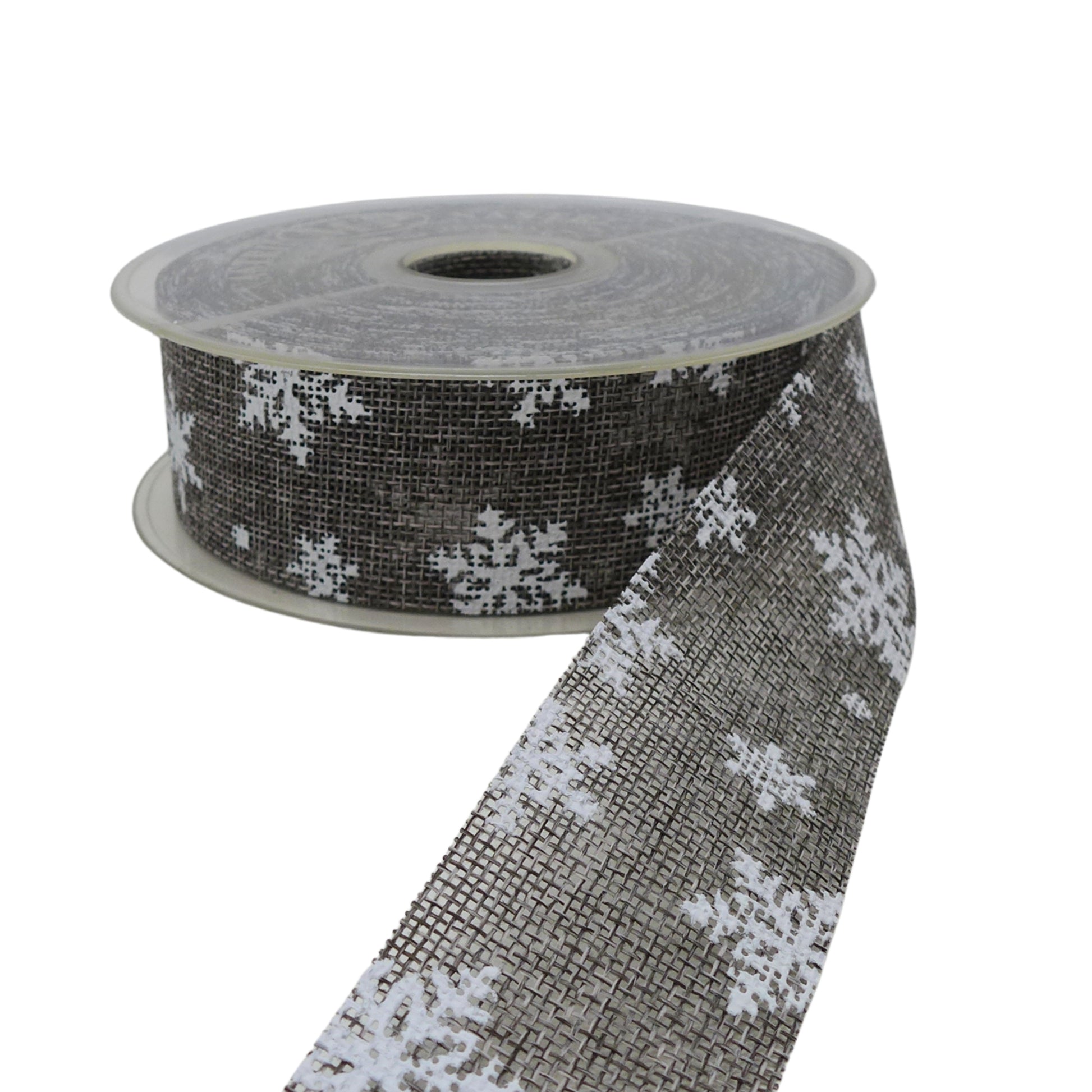 Ruban Jute Flocon de Neige