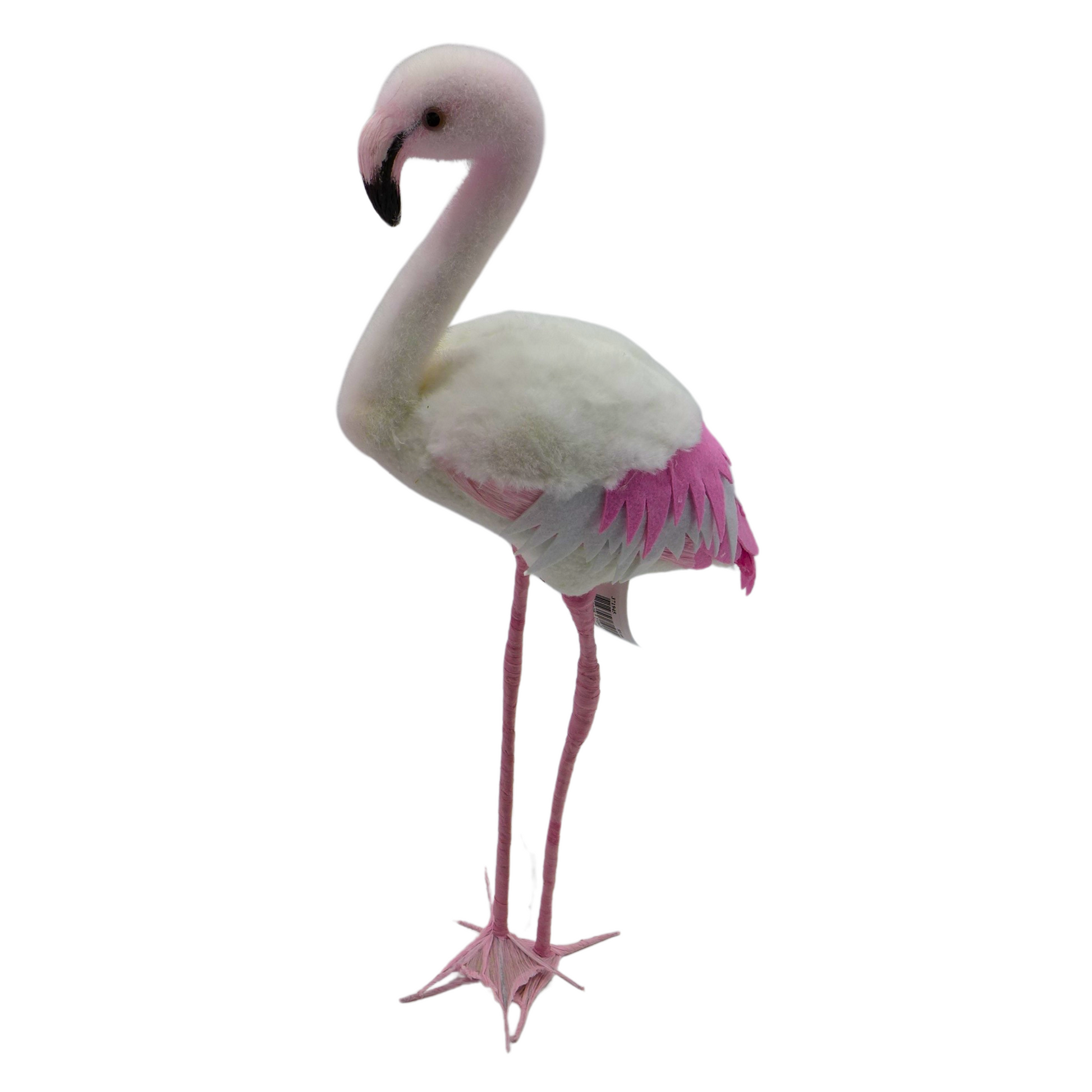 Flamant rose + blanc