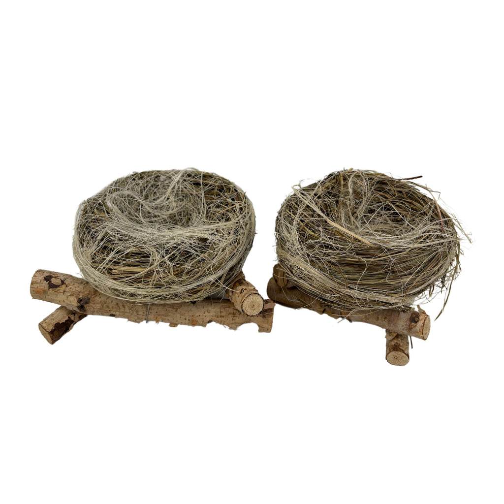 Nid en Paille Support en Bois