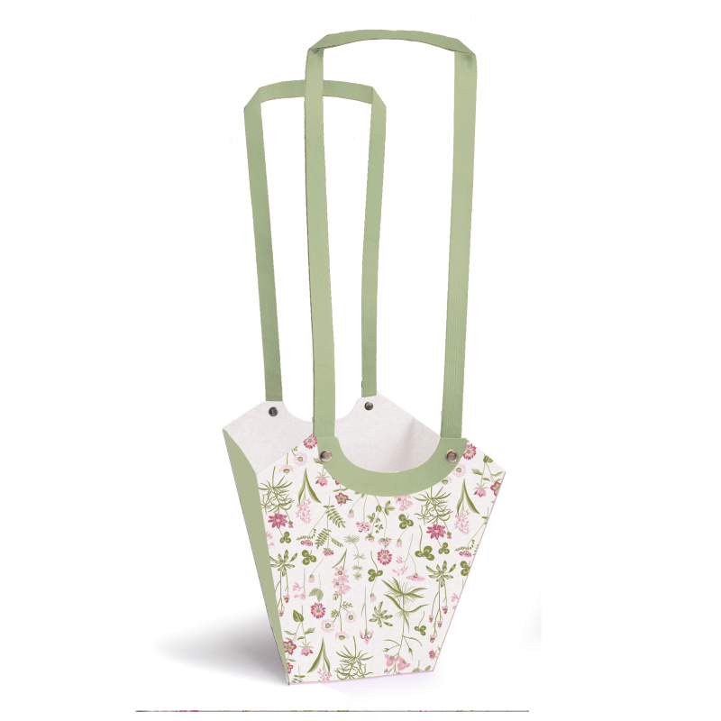 Sac Aqua Ysée en carton avec longues poignées plates papiers